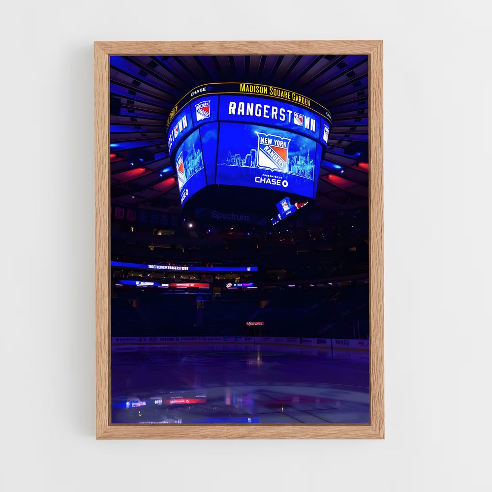 Poster New Scoreboard Rangers – affiche Hockey sur glace (vue 4)